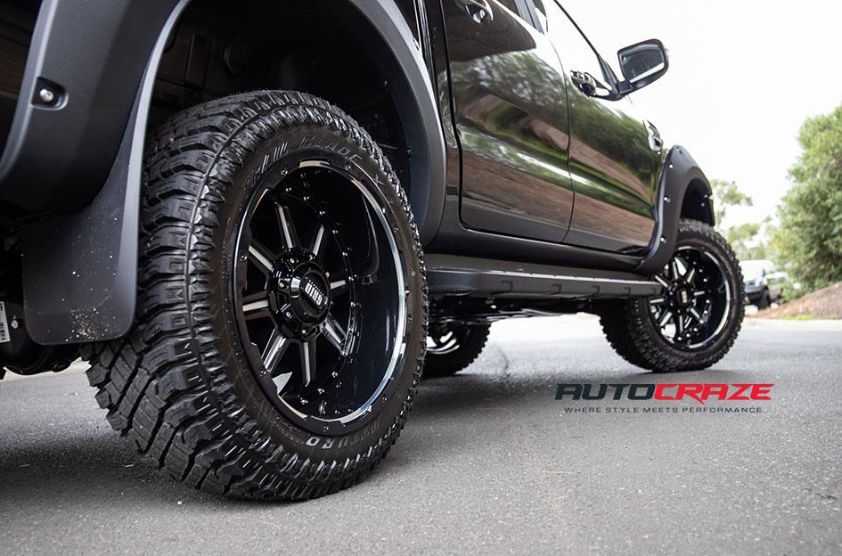 FORD RANGER GD10 GLOSS BLACK MILLED